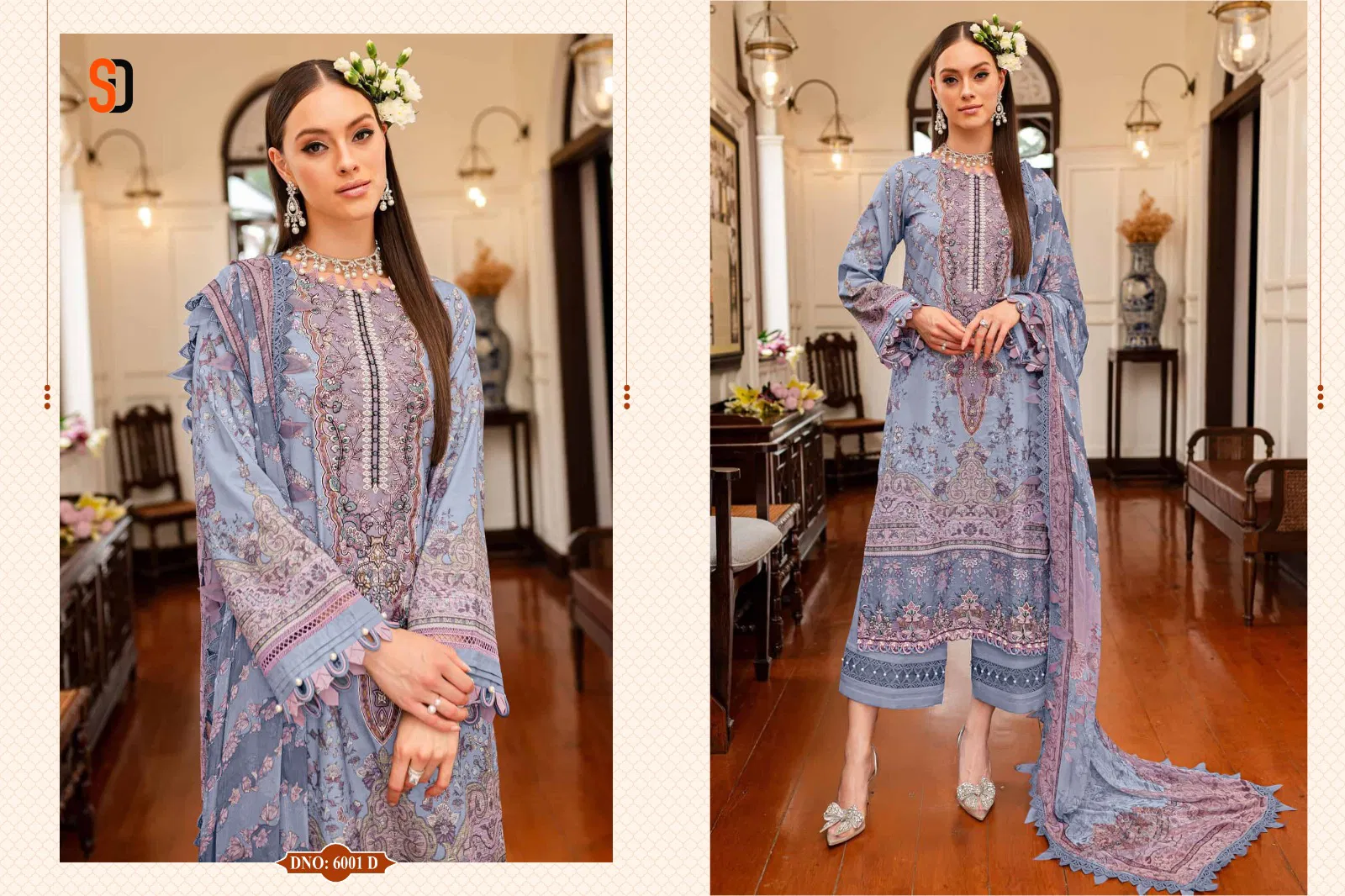 Bliss Vol 6 By Shraddha Printed Lawn Cotton Pakistani Suits Online Wholesale